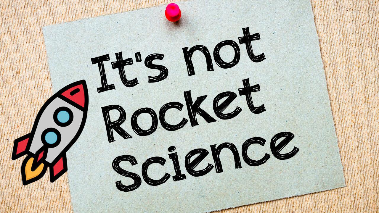 Blog article AI not rocket science