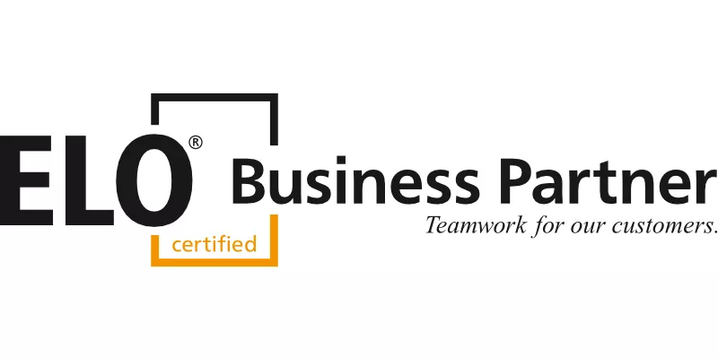 Logo ELO Business Partner: KUMAVISION ist zertifizierter ELO-Partner für DMS- und ECM-Lösungen