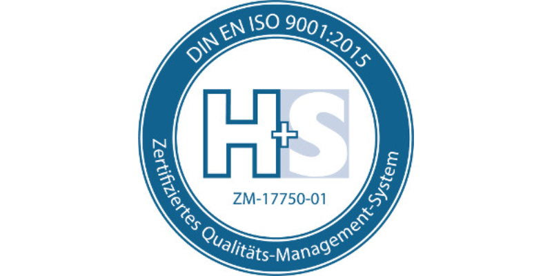 ISO 9001 certification H+S